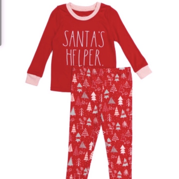 Rae Dunn Other - RAE DUNN Christmas Pajamas Set, Santa’s Helper, Snug Fit PJ, 5T